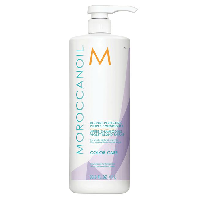 Moroccanoil Blonde Perfecting Purple Conditioner – Toning for Blonde & Grey Hair