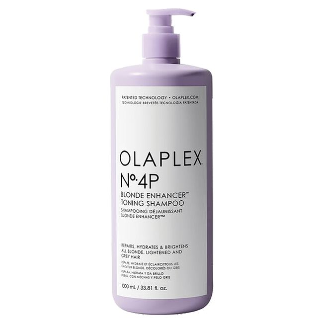 Olaplex No.4P Blonde Enhancer Toning Shampoo – Brightening, Bond-Building